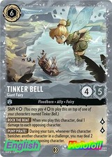 Lorcana TCG- Tinker Bell - Giant Fairy DLPC - 11 Disney Lorcana Promo Cards...