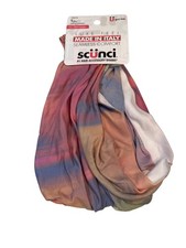 Scunci No-Damage Luxe Feel Made in Italy Seamless Comfort Multi-Colored