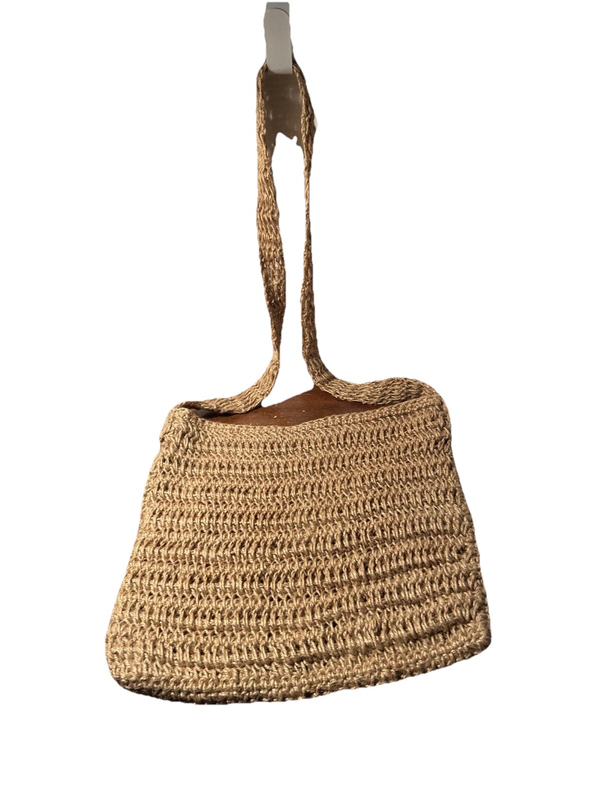 Crochet Croquette Organic Hippie Granola Girl Toto Shoulder Handbag Purse
