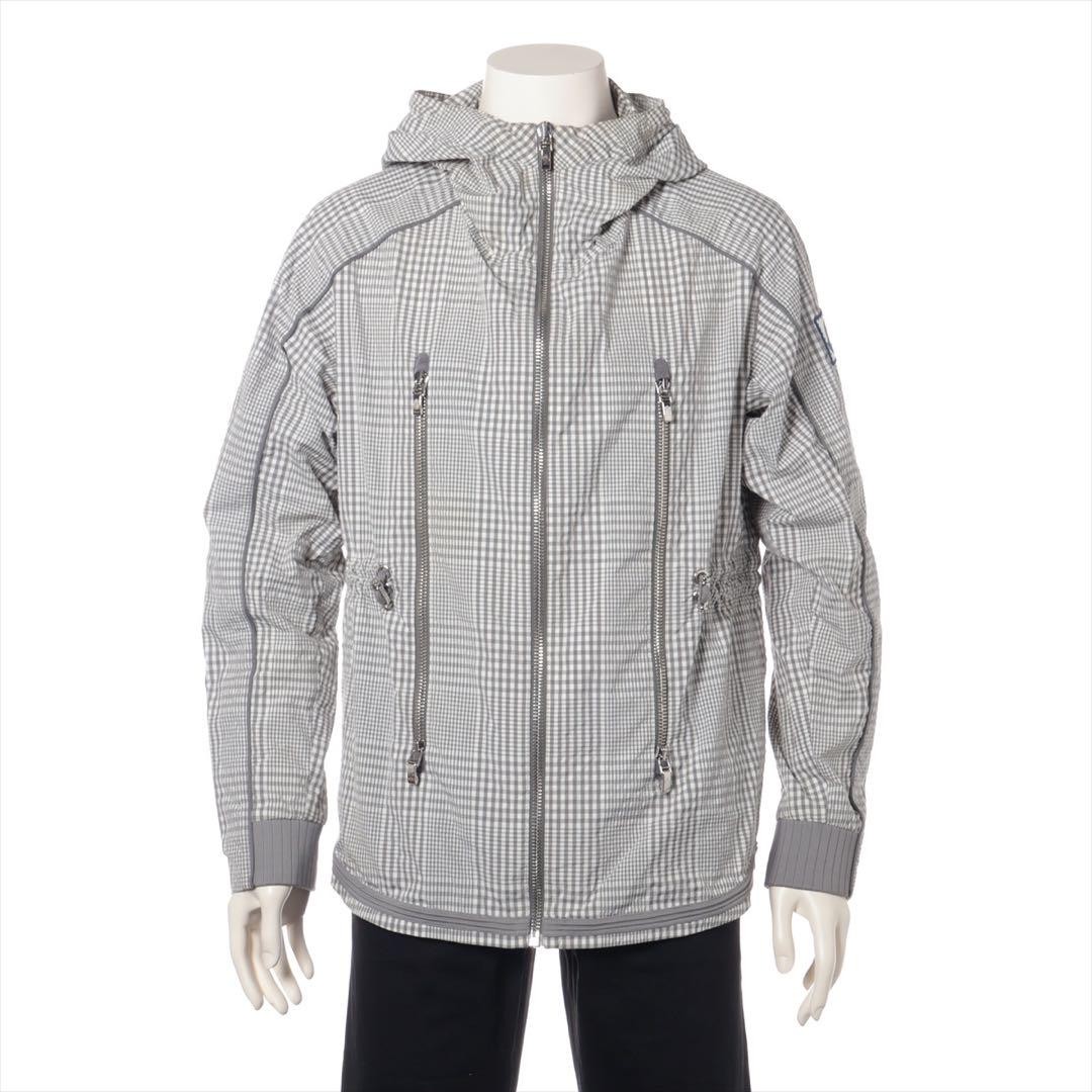 Moncler Gum Blue 15 Gray Puffer Jacket Giubbino