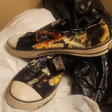 Ed Hardy Vintage Low Top Tattoo Golden Rose Love Sneakers