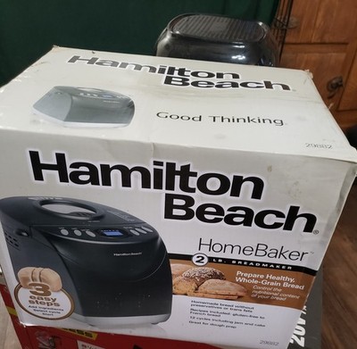 Hamilton Beach HomeBaker 29882 Bread Machine Black 2 lb Digital 12 Settings