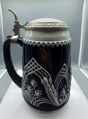 Bierkrug ,Eckardt & Engler ,Höhr, Mod.Nr. 1490, Firmenmarke 46,nach 1922,H 21cm
