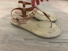 Coach Womens  leather top Sandals, Size 8
