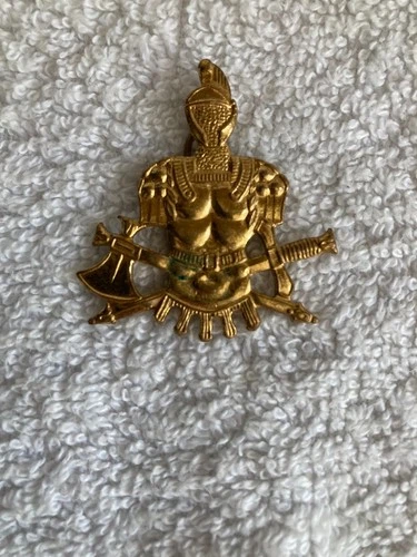 WW1/WW2  Belgian Army Engineers Regiment Cap Badge