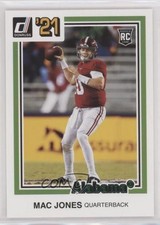 2021 Panini Chronicles Draft Picks Donruss Retro Green Mac Jones #40 0ps8