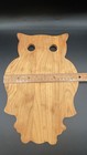 Butcher Block Owl-Shaped Cutting Board 13 Long 9 Wide Charcuterie — photo 6