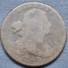 1798 Draped Bust Large Cent 1c Circulated #102689