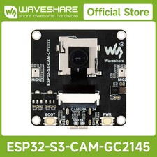 Waveshare ESP32-S3 Scheda di Sviluppo Fotocamera AIoT, Modulo di Ingresso e Uscita Audio