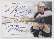 2011 SP Authentic Sign of the Times Dual Jared Boll John Moore #SOT2-JM Auto s7f