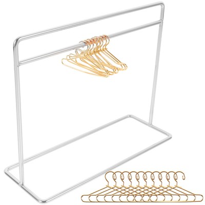  Kleiderbügel Doll Clothes Hanging Rack Kids Clothing Hanger