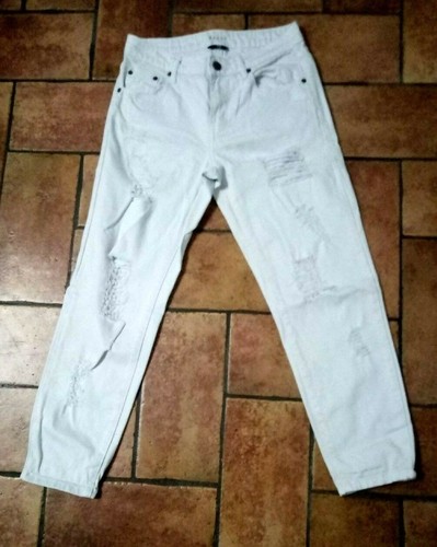 SCOUT jeans donna bianchi strappati - tg. 24 (38/40) | eBay