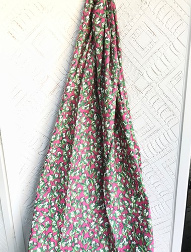 Michael Miller 2 metre remnant of unused Coral Bells cotton poplin Garden wall - Picture 6 of 6