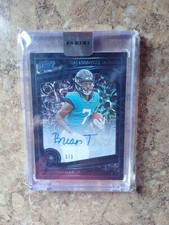 Brian Thomas Jr. 2024 Panini The Nationals Gold Diamond #'d 3/3 Auto RC 