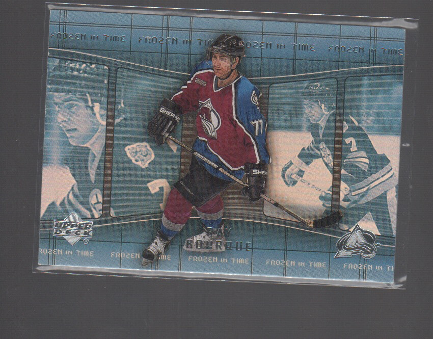 RAY BOURQUE 2000-01 UPPER DECK FROZEN IN TIME CARD #FT2