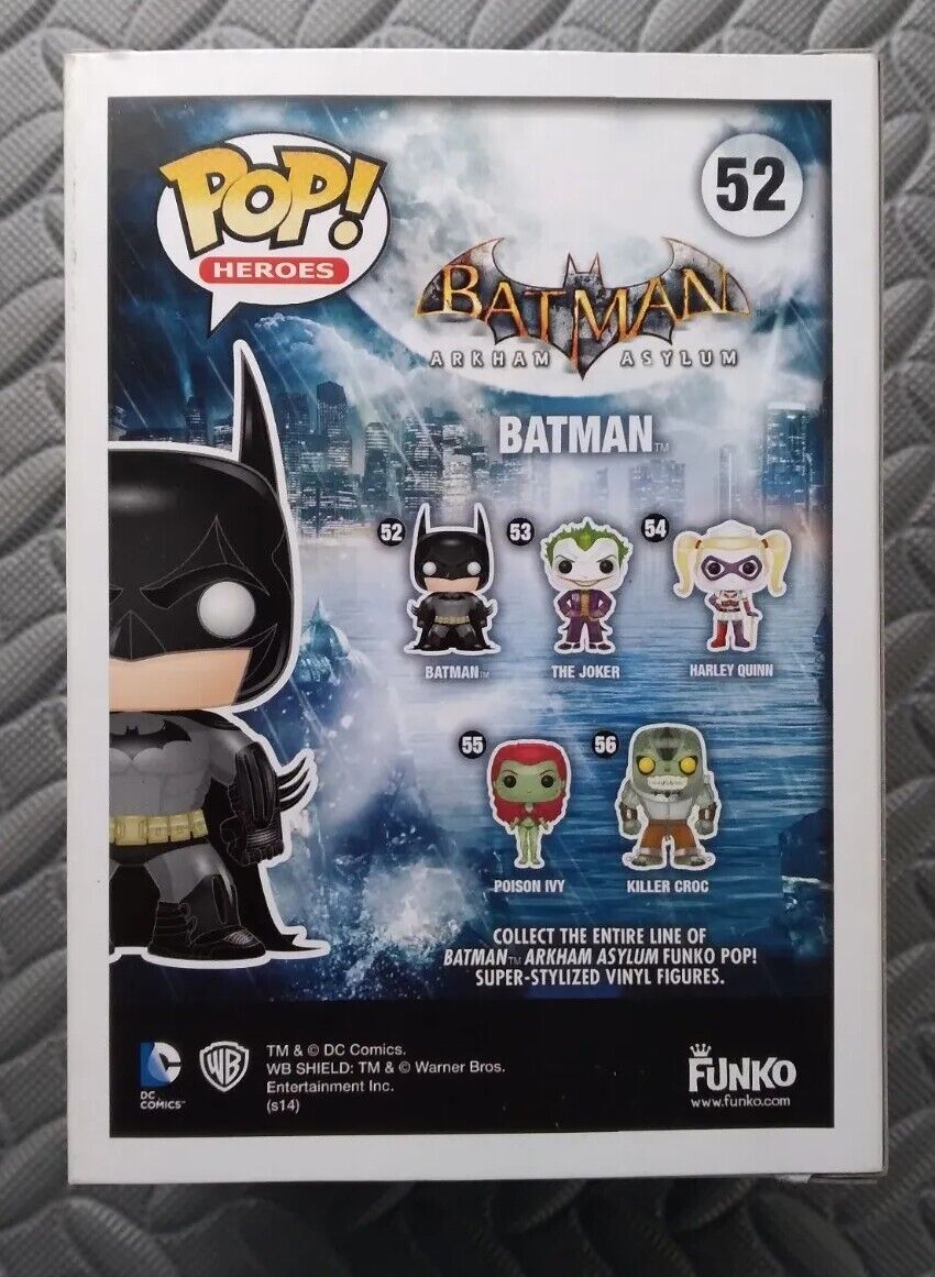 Funko POP! Games: Batman Arkham Asylum Batman 4.4-in Vinyl Figure