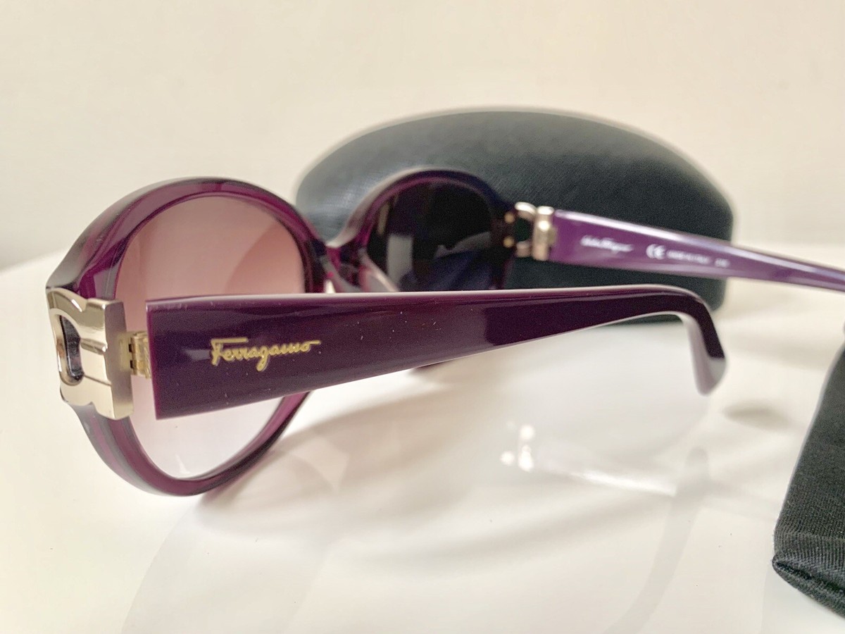 Salvatore Ferragamo Black and Purple Women\'s Sunglasses Up To 81% Off on Salvatore Ferragamo Women main image 3