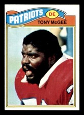 1977 Topps Football #378 Tony McGee NM *d2