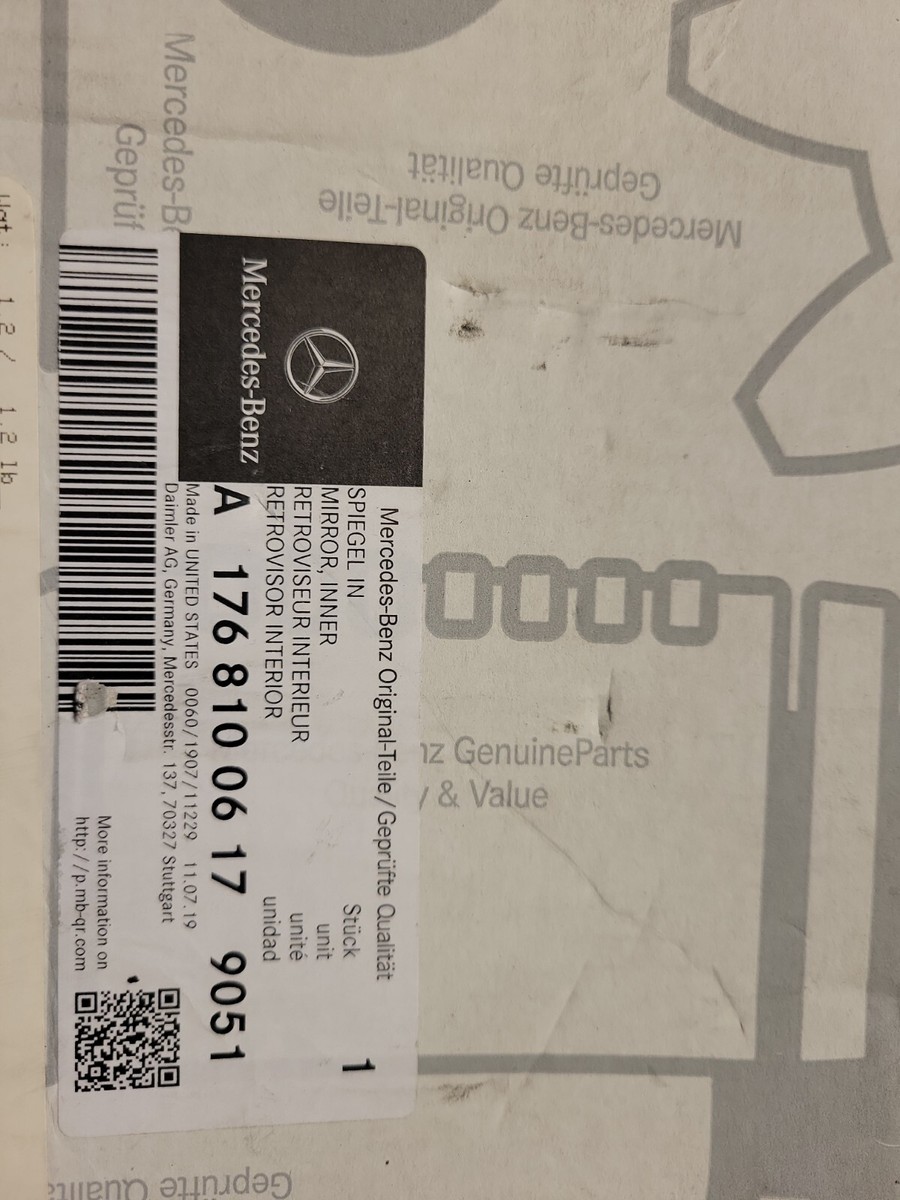 Mirror Inside - Mercedes-Benz (176-810-06-17-9051) | eBay