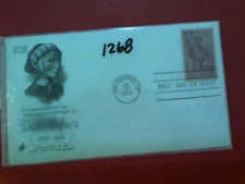 U. S.Stamp FDC-1268 - Dante - Art Craft  cachet -comb. shipping