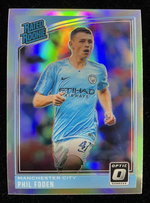 2018-19 Phil Foden Donruss Manchester City Optic Rated 2018-19 Phil Foden Donruss Manchester City Optic Rated
