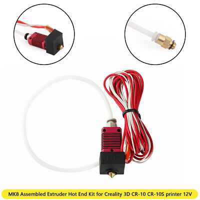 3D Printer 12V Upgrade Extruder Hot End Kit Düsen für Creality 3D CR10 CR10S AH