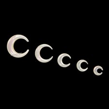 8mm 10mm 12mm 16mm 20mm Natural Mother of Pearl MOP Shell Moon cabochon