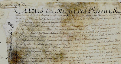 1780 Thimert: Rente auf La Picotière von MOREAU, von SAINT-PIERRE, gegen EVERARD