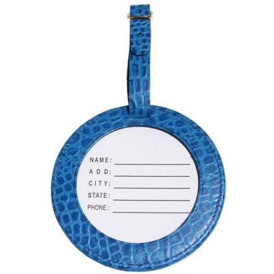 Lee Luggage ID Tag Leather 4'' ~ Choose Your Color!!
