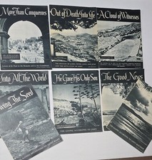 8 VTG The American Bible Society - The Gospel According To Saint Mark & Booklets