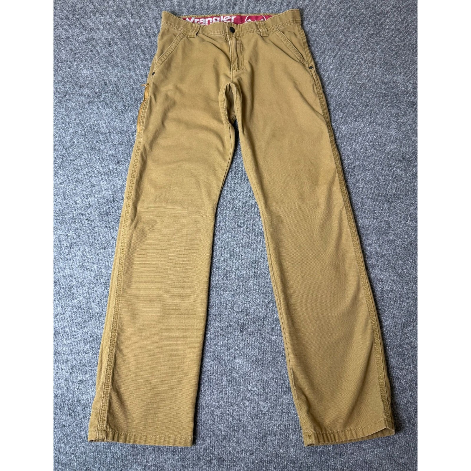 Wrangler Pants Mens 30x31* Cargo Flex Waist Outdoor Comfort Hiking Performance