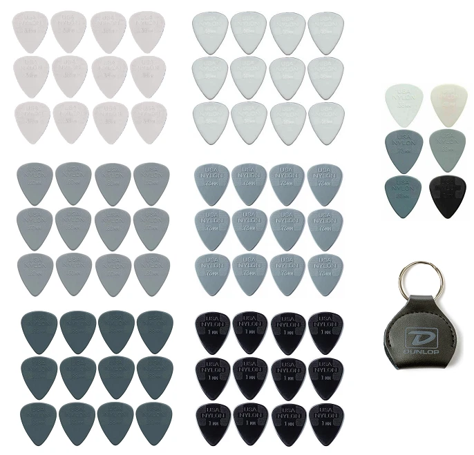 Jim Dunlop Nylon Standard Plectrums / Guitar Picks