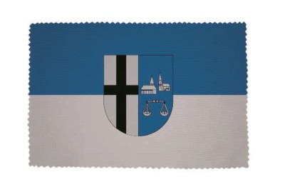 U24 Brillenputztuch Hamburg Blau - Mikrofasertuch Mit Flaggenmotiv Inkl. Etui
