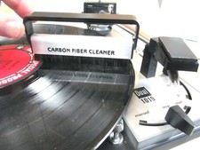 RECORD CLEANING CARBON FIBRE BRUSH WORKS GREAT WET OR DRY PERFECT FOR VINYL