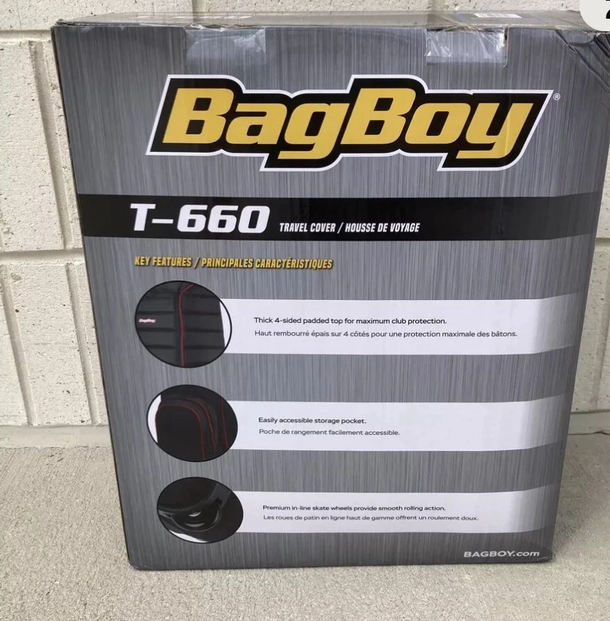 Сумка дорожная Bagboy T-660 чехол на колесиках защита клюшек для гольфа с подкладкой - Изображение 3 из 4
