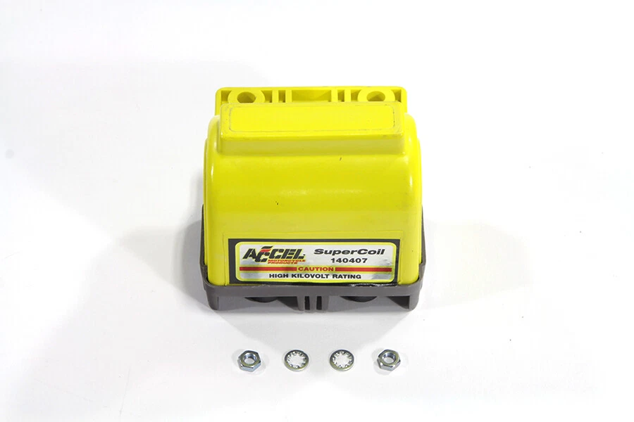 Accel Yellow Dual Fire H.V. Super Coil para Harley Davidson Foto 2 de 3
