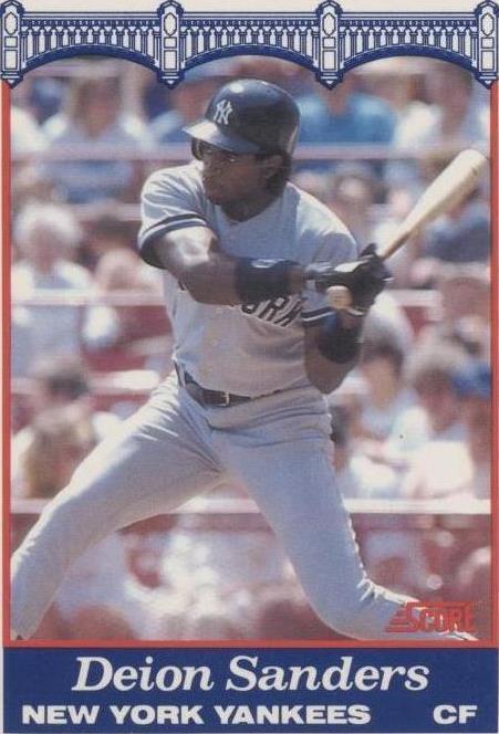 1989 Score NatWest Banks New York Yankees - Deion Sanders #22 - 1 of 1
