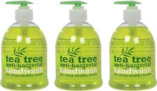 Tea Tree Anti-Bacterial Handwash 500 ml x 3 4.75 per litre