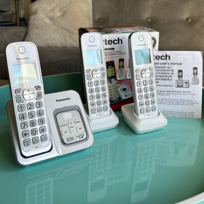 VTech CS6529-3 3-Handset Expandable Cordless Phone w/ Answering System-Caller ID