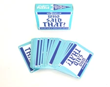 Professor Puzzle Mini Games Club "Who Said That?" Game of Mismatched Quotes