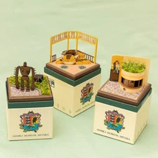 Ghibli Museum Mitaka Miniatuart Mini Paper Robot Soldier/Catbus/Totoro JAPAN NEW