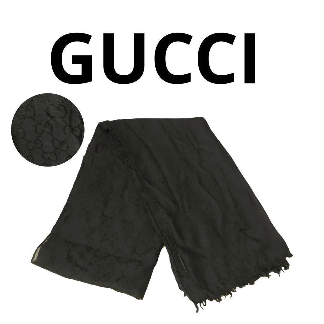 Authentique étal silencieux mode femme GUCCI noir, état d'usage, du Japon