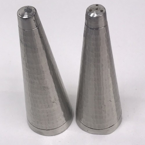 Retro Royal Selangor Pewter Condiment/Cruet Shakers, Mustard Pot 4 piece Set - Picture 5 of 12