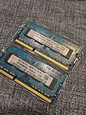 hynix 2GB 1Rx8 PC3-10600S-9-10-B1 HMT325S6BFR8C-H9 NO AA :: x 2 MODULES ...