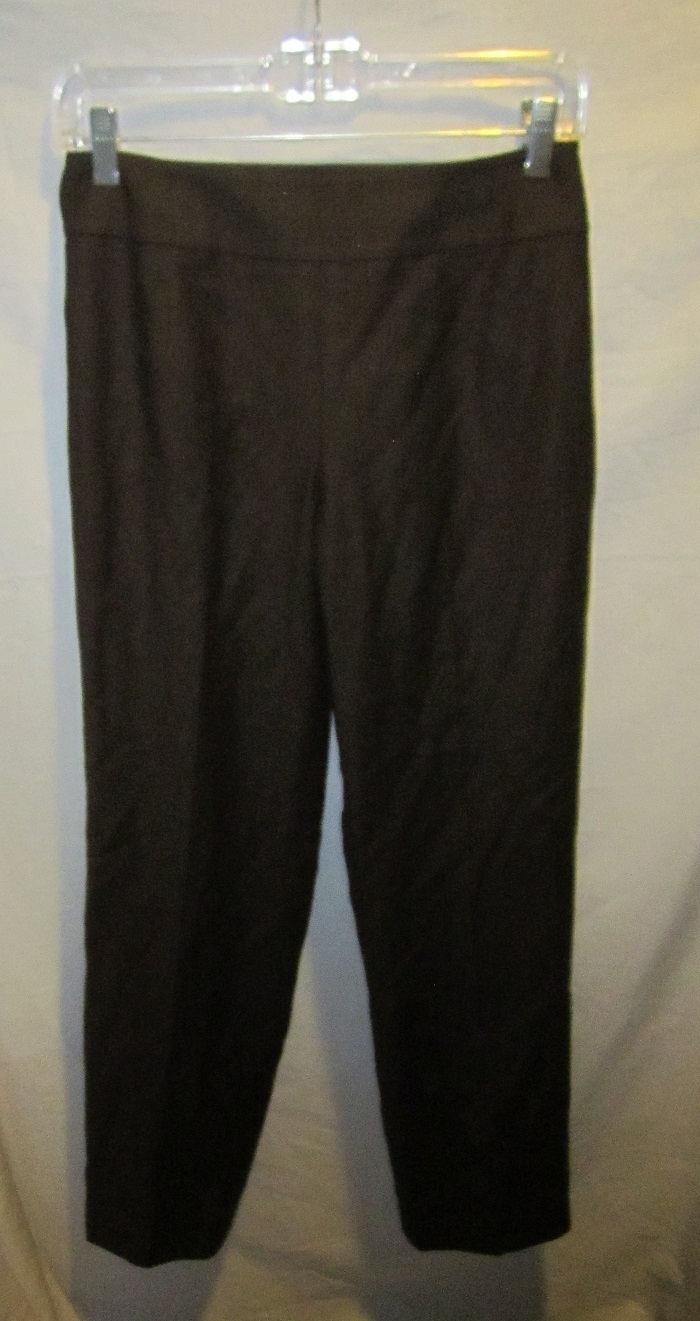 TALBOTS PETITES DARK BROWN ALL YEAR WOOL LINED DRESS PANTS SZ 4P NWOTS 139 RET eBay