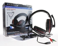 MAXTECH سماعات رأس DA ألعاب compatibile PS5 - PC مع filo - GH155