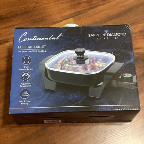 Continental Electric Skillet with Sapphire Non Stick Diamond Coating - Picture 6 of 6