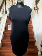 Asilio Black Sexy Dress Sleeveless Bodycon NWT $185 Stretchy Cocktail Party L