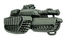 The USA Army Tank Belt Buckle Grey Metal Military Army Marine Soldier Tool Big