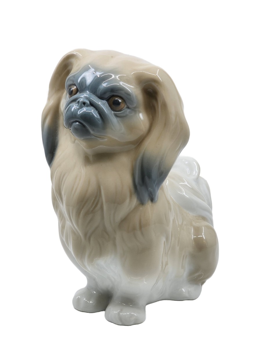 VINTAGE LLADRO PEKINGESE DOG SITTING 4641 FIGURINE ~ 6